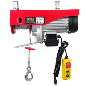 1150W 110V filo di acciaio elettrico Winch 14ft cablato telecomando 40ft singolo cavo altezza di sollevamento 1320 Lbs capacità di sollevamento paranco - Product Image 1