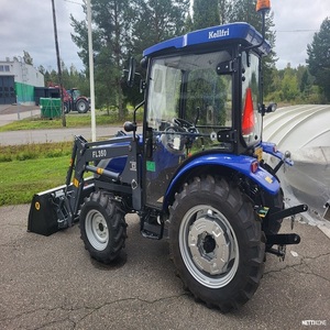 Tracteur agricole multifonctionnel Lovol à roues avec chargeur frontal 4x4, couleur bleue, pour usage agricole - Product Image 4