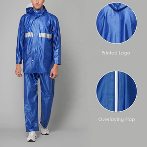 <b>Rain</b> Suit High Quality Waterproof <b>Rain</b> <b>Jacket</b> Trouser Set Lightweight Travel Rainwear OEM Supply - Product Image 4