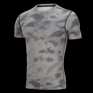 เสื้อรัดรูปแขนยาวแบบยูนิเซ็กซ์ พิมพ์ลายสิงโตด้วยเทคนิค Heat-Transfer แห้งเร็ว 260 กรัม ผ้ายืดสแปนเด็กซ์/โพลีเอสเตอร์ โลโก้ด้านหน้า เหมาะสำหรับฝึกซ้อม MMA - Product Image 1