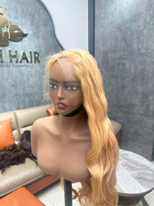 AnhHair Factory - Peluca de Cabello Humano Vietnamita Transparente, Sin Pegamento, con Cutículas Alineadas, Estilo Bouncy, 250% de Densidad, Alta Calidad, Venta al Por Mayor - Product Image 3