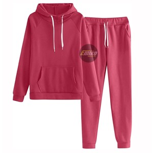 Ensemble de survêtement lourd zippé pour femme, dernière collection, sweat à capuche et pantalon de jogging, nouveau design 2027 - Product Image 6