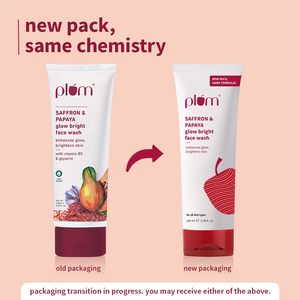 Nettoyant visage illuminateur et éclaircissant à la prune, au safran et à la papaye avec de la vitamine B5 |   Booste l'éclat et illumine la peau |   Pour tous types de peau |   100 ml - Product Image 2