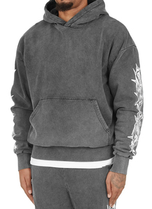 Fabricante Líder en Ropa Deportiva Informal con Capucha, Corte Regular, Color Sólido, Forro Polar, Transpirable, con Estampado Digital y Cinturón Elástico - Product Image 3
