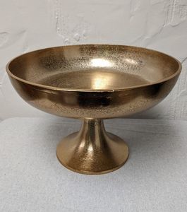 Meilleures ventes : Bols de service à fruits de luxe personnalisés en aluminium poli durable, avec support en forme de cerf finition or antique, pour événements - Product Image 2