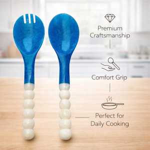 Eco-Friendly Resin Bone Salad Server Salad <b>Tools</b> Dishwasher <b>Safe</b> Kitchen Accessories - Product Image 3