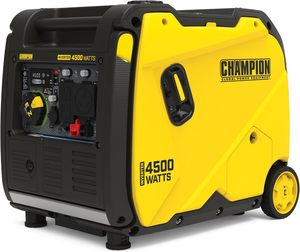 Générateur onduleur portable électronique Champion Power Equipment 4500 watts, prêt pour les camping-cars, avec technologie silencieuse et garantie gratuite de 3 ans - Product Image 1