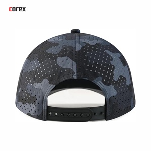 Casquette de baseball camouflage découpée au laser, 6 panneaux, maille ajustable, unisexe, pour l'extérieur, printemps-été, décontractée - Product Image 4