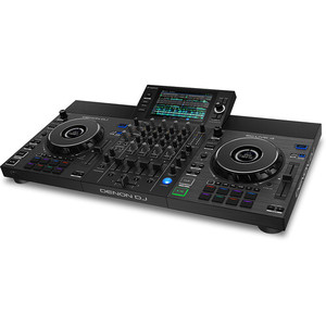 Système DJ autonome 4 plateaux DJ SC LIVE 4 avec écran tactile 7 pouces, haut-parleurs intégrés et Wi-Fi (Noir) - Product Image 3