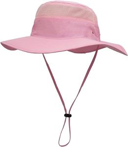 Chapeau Bob Unisexe Personnalisable Anti-UV Style Pêcheur à Large Bord en Maille Respirante avec Cordon Coupe-Vent pour Usage Quotidien Décontracté - Product Image 2