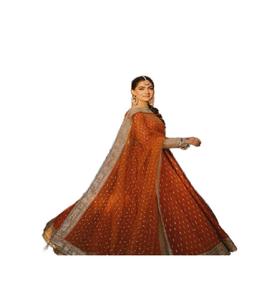 Conjunto Tradicional de Salwar Kameez y Lehenga Choli para Fiestas - Product Image 4