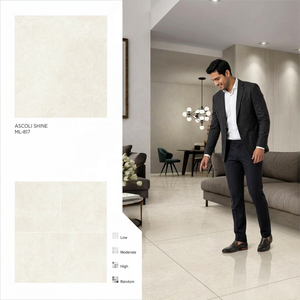 Azulejos de Porcelana Egipcia Alizer Beige Marfil 800x800mm, Azulejos de Piso Gris Claro Pulidos y Esmaltados 40x40 60x60 80x80cm - Product Image 4