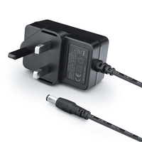 Adaptor Daya Switching GOE GS2B-024-1201500-Y 12V 1.5A, Sesuai UKCA, Material PC, Output 24W, Colokan AC100-240V