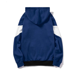 Men's Color Blocking Hoodie Sweatshirt Regular Fit French Terry Casual <b>Zip</b>-<b>Up</b> <b>Jacket</b> with Pockets Autumn Wear Hoodie For Men's - Product Image 2