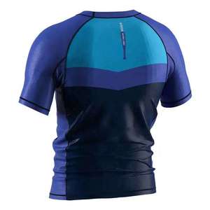 Professional <b>Men</b> BJJ Rashguard Short Sleeve MMA Grappling Jiu Jitsu Training <b>Compression</b> <b>Shirt</b> Breathable Athletic Gym Wear - Product Image 4