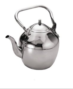 Tetera de Acero Inoxidable con Asa, Acabado Espejo, Hervidor de Agua para Cocina, Hogar, Camping, Inducción - Product Image 2