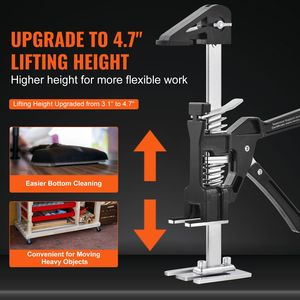 2 Pezzi Sollevatore a Braccio Ergonomico, Capacità di Carico 200 Libbre, Strumento di Sollevamento Magnetico da 4,7 Pollici per Porte, Tipo Cricchetto a Bottiglia - Product Image 2