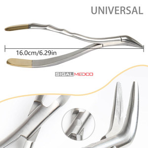 Dental Root Forceps Set Minimally Invasive Broken Root Extractor Surgical Tooth Removal Pliers Upper Mandible Universal Dental - Product Image 3
