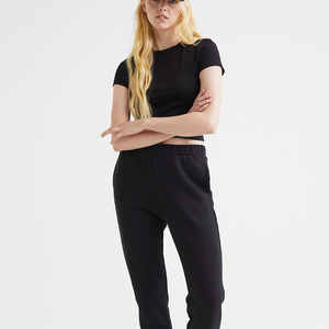 Pantalones Formales de Mujer a Cuadros de Alta Calidad, Tela de Lana, Pantalones de Mujer Ajustados con Cintura Elástica, Casuales - Product Image 3