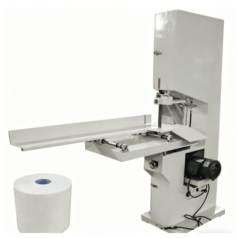 Semi Automatic Toilet Paper Roll Cutting
