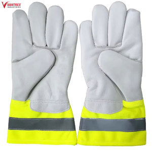 Gants de sécurité décontractés en cuir de chèvre de qualité supérieure, respirants, avec doublure en fausse fourrure, détection des aiguilles, utilisation quatre saisons, gants d'opéra - Product Image 3