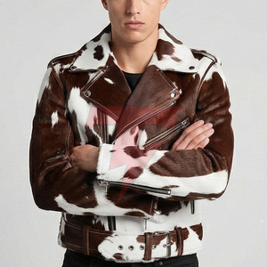 High Quality Men Hair On <b>Leather</b> <b>Jacket</b> Premium <b>Winter</b> Collection Comfortable Design Custom Crafted Fashion Wear - Product Image 6