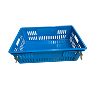 Panier de récolte en plastique PP pour légumes et fruits, bac de cueillette agricole, petite taille, avec couvercle en verre ventilé