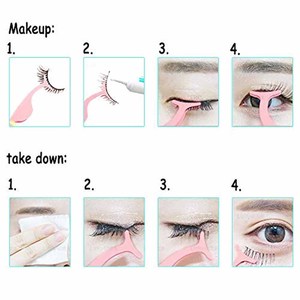 Herramienta Aplicadora de Pestañas de Acero Inoxidable Ligero, Pinzas para Extensión de Pestañas Postizas, Pinzas Profesionales para Salón de Belleza y Maquillaje - Product Image 5