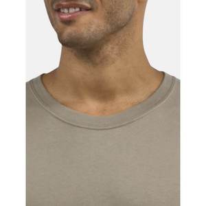 Camiseta Formal de Algodón 100% para Hombre, Cuello Redondo, Manga Corta, Corte Holgado con Estampado, Ropa de Verano para Fitness y Hogar - Product Image 1