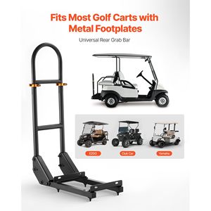 Maniglia per Carrello da Golf 17.7 X 9.3 X 35.6 Pollici, Compatibile con la Maggior Parte dei Carrelli, Facile Installazione, Nessuna Modifica Necessaria, Metallo 27.5 Pollici - Product Image 2