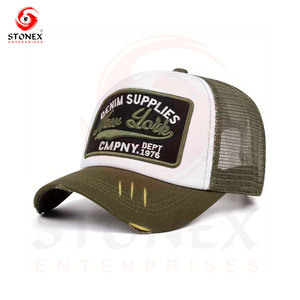 Custom Logo Classic Design Snapback Mesh 5 Panel <b>Baseball</b> <b>Cap</b> <b>Plain</b> Foam Trucker Hat Unisex Canvas 100% Cotton - Product Image 4