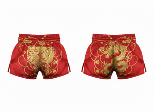 Shorts de Muay Thai haute performance, confortables, respirants, pour entraînement et combat, design personnalisé pour hommes. - Product Image 4