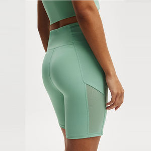 Shorts de sport et de course personnalisés pour femmes, taille haute, extensibles, coupe régulière, 100% coton, séchage rapide, respirants - Product Image 6