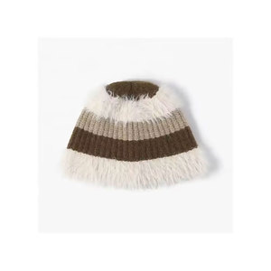 Bonnet d'hiver chaud en fibre acrylique de couleur unie avec logo brodé personnalisé, vente en gros de mode, bonnets tricotés avec logo sur mesure - Product Image 3