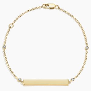 Brazalete de Diamantes con Engaste Completo de Dientes Compartidos - Product Image 1