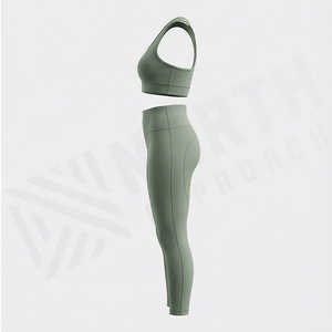 Conjuntos de Yoga Sublimados Estampados para Mujer, Leggings de Gimnasio, Sujetador Deportivo, Ropa Deportiva Transpirable para Mujer, Atuendo Deportivo - Product Image 3