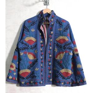 Veste bohème Suzani faite à la main pour femmes, en coton brodé, style ethnique, pour festival - Product Image 1