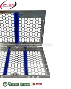 Casete de Esterilización Manual Surtechs Deep 7, Hexagonal, de Acero Inoxidable, para Instrumentos Quirúrgicos Dentales, Autoclave, con Certificación CE - Product Image 6