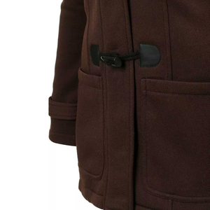Women Slim Fit Toggle Duffle <b>Coat</b> Sherpa <b>Lined</b> Hooded Winter Jacket Casual Fleece Warm Tailored Ladies Outerwear - Product Image 6