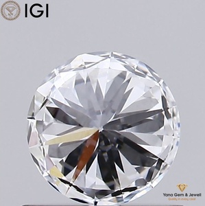 Diamant solitaire de 0,50 carat, taille ronde, cultivé en laboratoire CVD, 5,14 mm, avec certificat IGI, couleur D, clarté VVS1, pour pendentif raffiné - Product Image 6