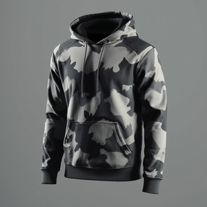 Sudadera con Capucha de Forro Polar de Poliéster/Nylon Ultra Pesado de 1000 GSM para Invierno, Bordada, con Personalización OEM ODM - Product Image 3