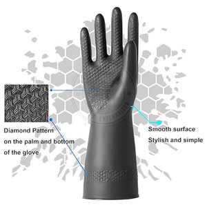 ถุงมือยางยี่ห้อส่วนตัว ขายดี ราคาสมเหตุสมผล วัสดุคุณภาพดี ขั้นต่ำในการสั่งซื้อน้อย - Product Image 3