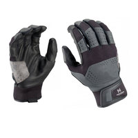 Gants de frappeur de baseball en cuir en gros, faible MOQ, respirants, légers, écologiques, durables