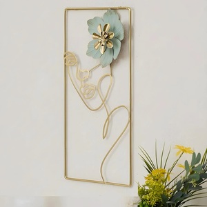 Décoration murale en métal de luxe moderne, art mural décoratif fait à la main pour la maison, le bureau, le mariage, la décoration intérieure - Product Image 6