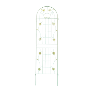 Confezione da 4 pezzi bianco crema 71 \ "X 19.7 \" metallo traliccio da giardino antiruggine supporto per piante rampicanti per fiori da esterno - Product Image 2