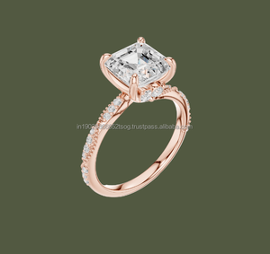 แหวนเพชร CZ 10K สำหรับใส่ประจำวัน - Product Image 1