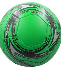 Balón de Fútbol de PVC Tamaño 5, Verde, Negro y Gris, Balón de Entrenamiento Estampado para Adultos, Entretenimiento - Product Image 1