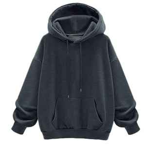 Sweat-shirt à capuche pour femme, essentiel au quotidien, en coton doux, coupe confortable, style décontracté et moderne, idéal pour un look urbain. - Product Image 6