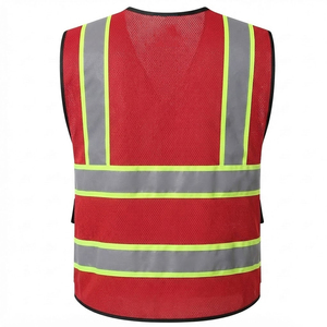 Chaleco de trabajo de alta visibilidad de calidad premium para adultos, diseño reflectante ligero, chaleco de trabajo de alta visibilidad para hombre para uso en fábrica - Product Image 2