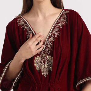 2026 Trendy Beautiful Dubai Kaftan for Women Hand Work Kaftan Traditional Islamic Clothing and Accessory Designed - Product Image 2